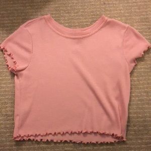 Forever 21 pink crop top
